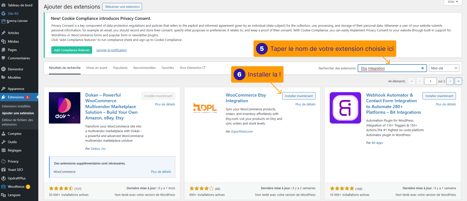Choisissez une extension adaptée (ex _ LitCommerce, CedCommerce…)_